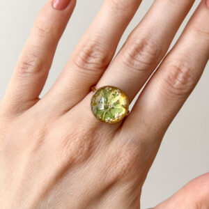 pierścionek-sygnet - złota polana