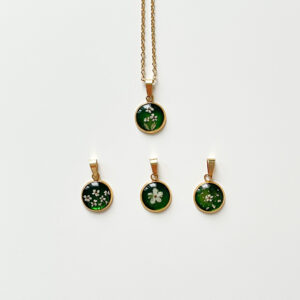 naszyjnik-medalion - światło w koronach drzew ( mniejszy, różne wzory)