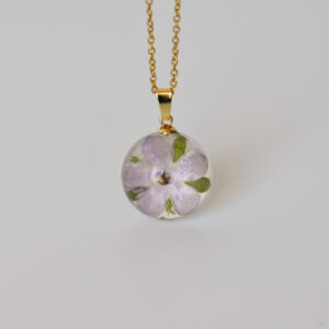 naszyjnik - cukiereczek z lilakiem (większy)