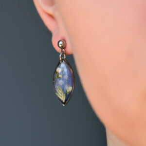 kolczyki - pocztówka znad morza (kolekcja Przepływ z muszelkami)