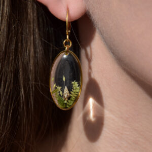 kolczyki - tuż przy brzegu (kolekcja Przepływ z muszelkami)