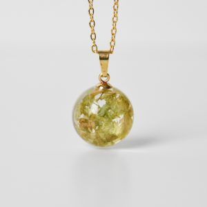 naszyjnik - cukiereczek z zielonym misz-maszem