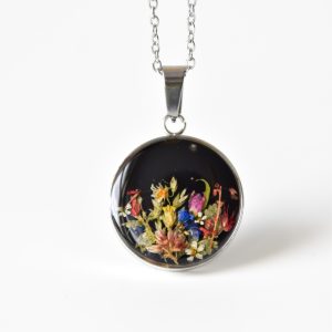 naszyjnik - nocna łąka pełna życia